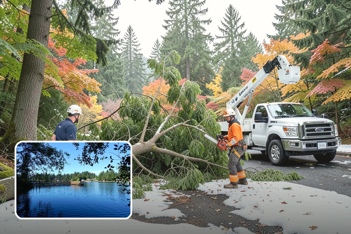 Fallen tree removal in Federal Way, King County, WA - Removes safety hazards and reduces liability