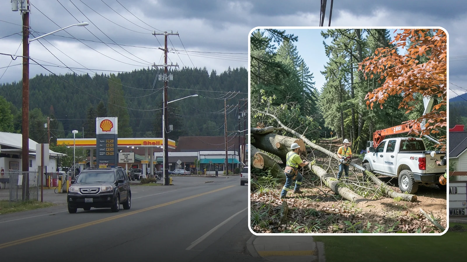 Fallen tree removal in Granite Falls, Snohomish County, WA - The cleanup and removal of trees that have already fallen.