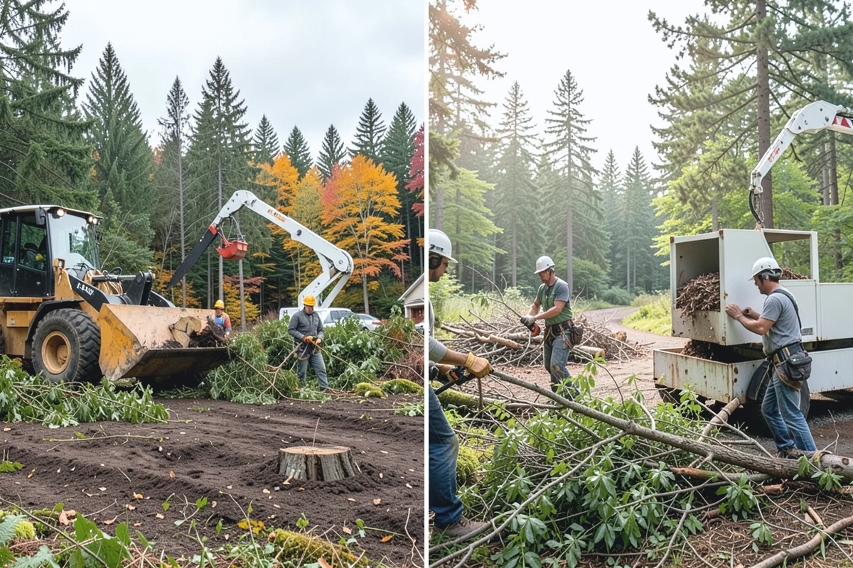 Fallen tree removal in Hamilton, Skagit County, WA - On-site assessment and hazard evaluation