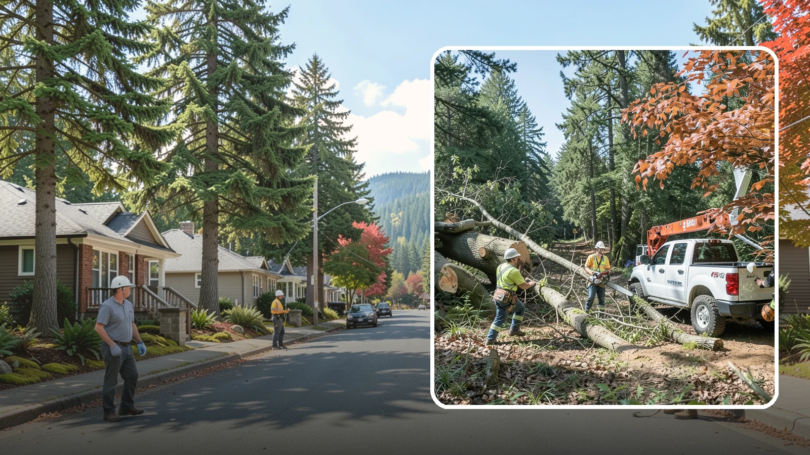 Fallen tree removal in Hunts Point, King County, WA - The cleanup and removal of trees that have already fallen.
