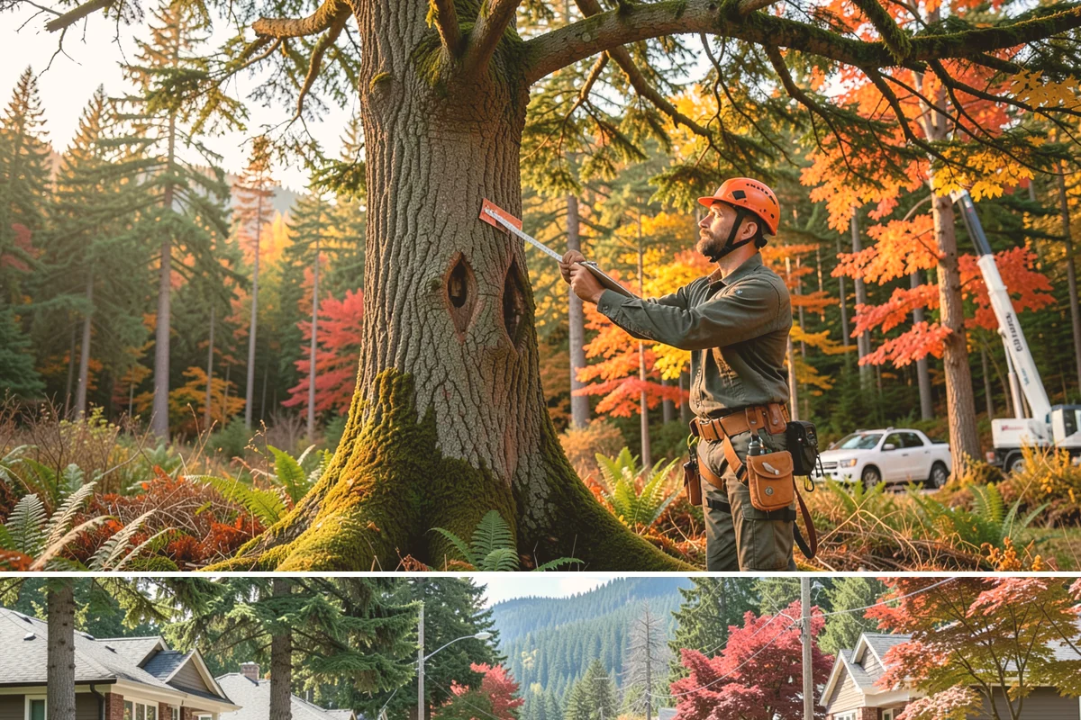 Fallen tree removal in Hunts Point, King County, WA - This service can be performed year-round in the Puget Sound climate but may require specialized rigging gear during wet seasons...