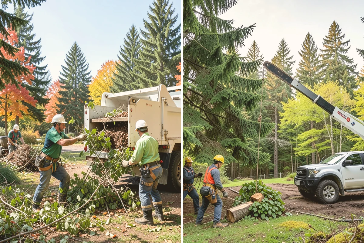 Fallen tree removal in Index, Snohomish County, WA - On-site assessment and hazard evaluation