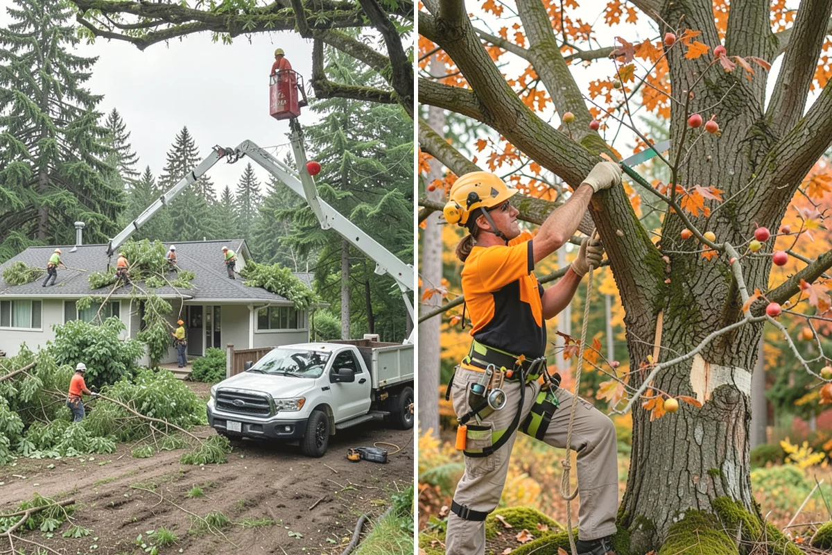 Fallen tree removal in Issaquah, King County, WA - On-site assessment and hazard evaluation