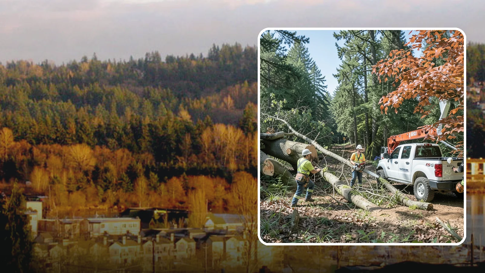 Fallen tree removal in Kenmore, King County, WA - The cleanup and removal of trees that have already fallen.