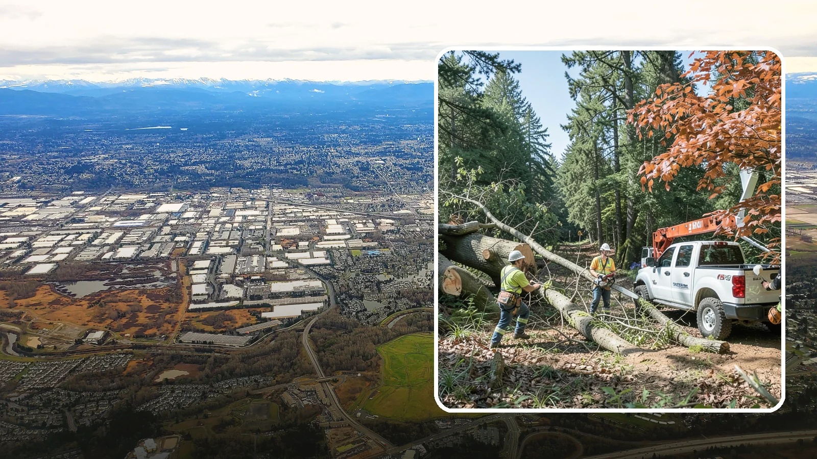 Fallen tree removal in Kent, King County, WA - The cleanup and removal of trees that have already fallen.