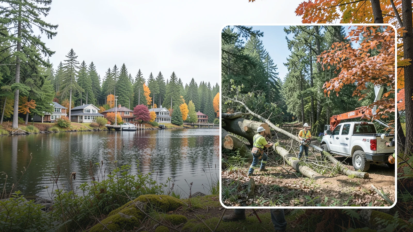 Fallen tree removal in La Conner, Skagit County, WA - The cleanup and removal of trees that have already fallen.