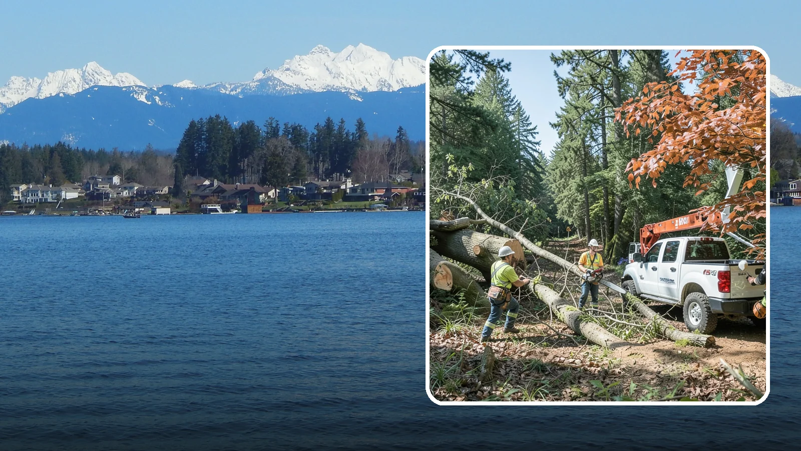Fallen tree removal in Lake Stevens, Snohomish County, WA - The cleanup and removal of trees that have already fallen.