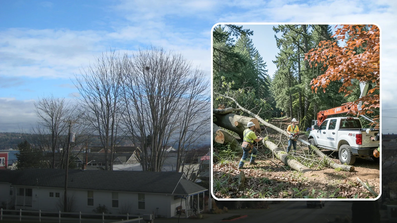 Fallen tree removal in Langley, Island County, WA - The cleanup and removal of trees that have already fallen.