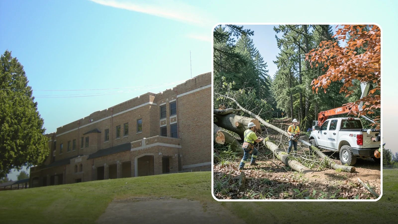 Fallen tree removal in Maple Valley, King County, WA - The cleanup and removal of trees that have already fallen.