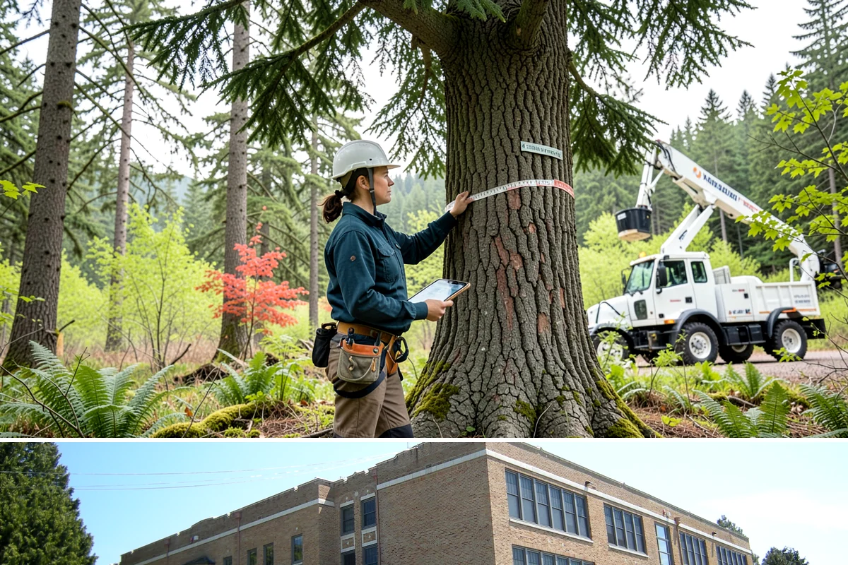 Fallen tree removal in Maple Valley, King County, WA - This service can be performed year-round in the Puget Sound climate but may require specialized rigging gear during wet seasons...