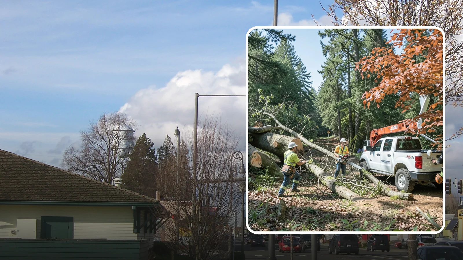 Fallen tree removal in Marysville, Snohomish County, WA - The cleanup and removal of trees that have already fallen.