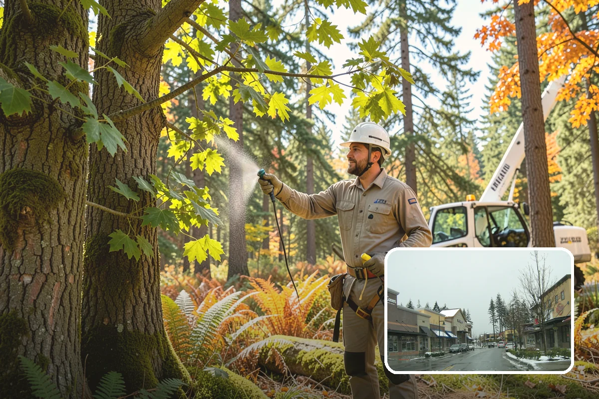 Fallen tree removal in Mill Creek, Snohomish County, WA - Removes safety hazards and reduces liability