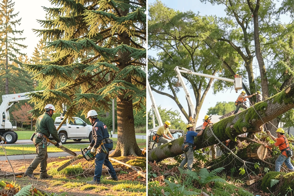 Fallen tree removal in Mill Creek, Snohomish County, WA - On-site assessment and hazard evaluation