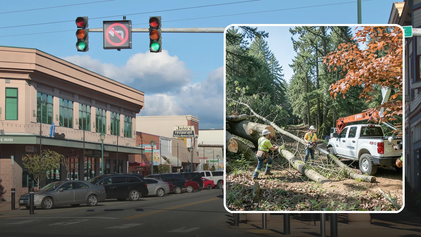 Fallen tree removal in Monroe, Snohomish County, WA - The cleanup and removal of trees that have already fallen.