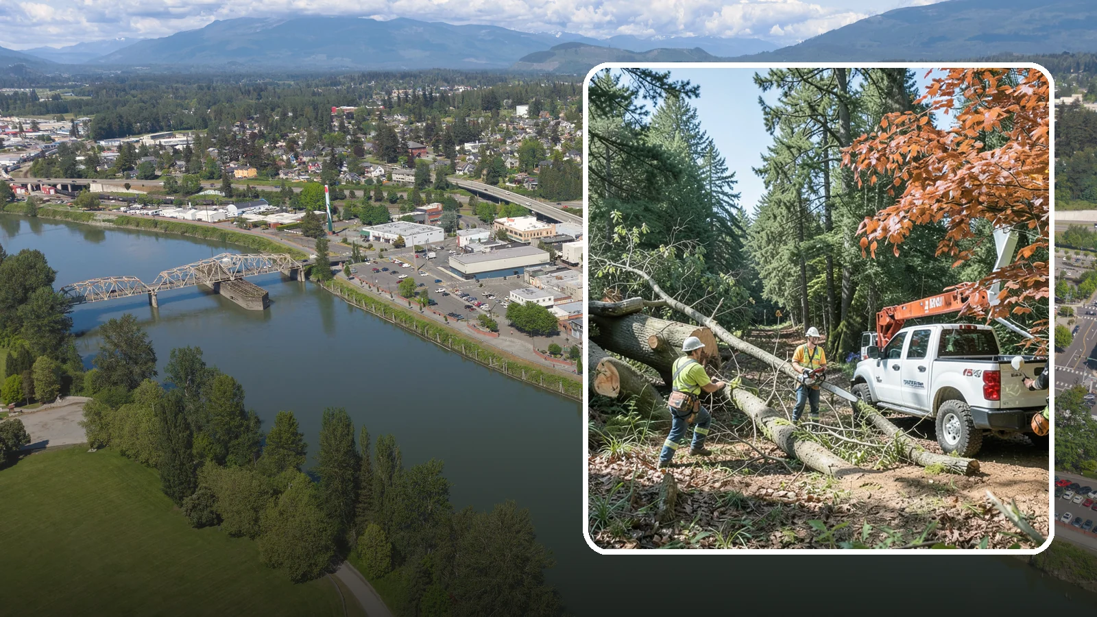 Fallen tree removal in Mount Vernon, Skagit County, WA - The cleanup and removal of trees that have already fallen.