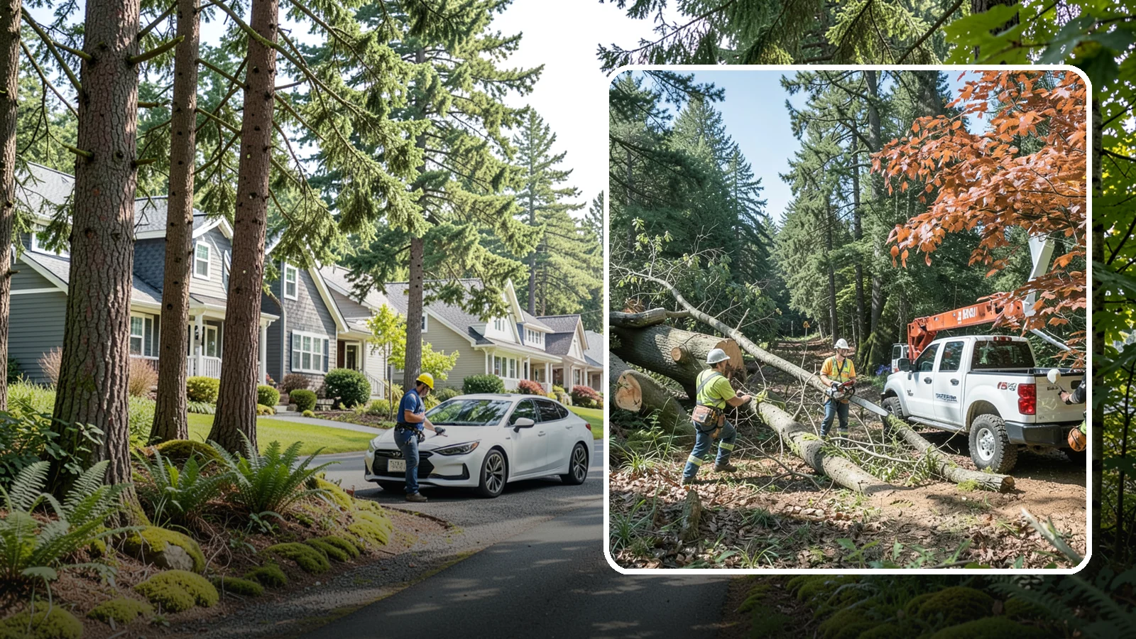 Fallen tree removal in Normandy Park, King County, WA - The cleanup and removal of trees that have already fallen.