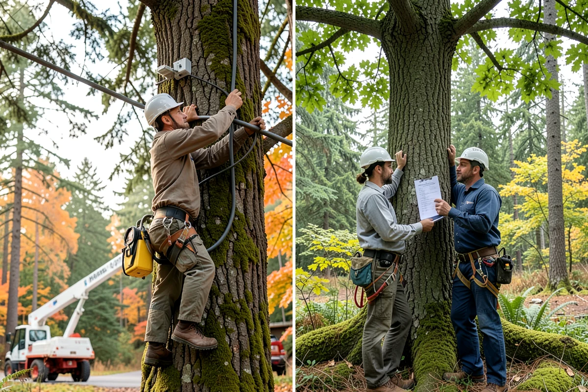 Fallen tree removal in Normandy Park, King County, WA - On-site assessment and hazard evaluation