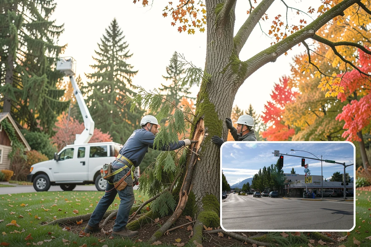Fallen tree removal in North Bend, King County, WA - Removes safety hazards and reduces liability