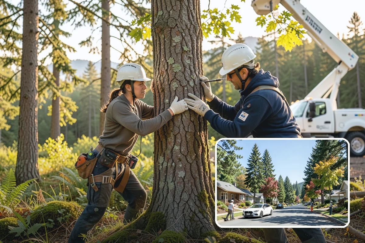 Fallen tree removal in Orting, Pierce County, WA - Removes safety hazards and reduces liability