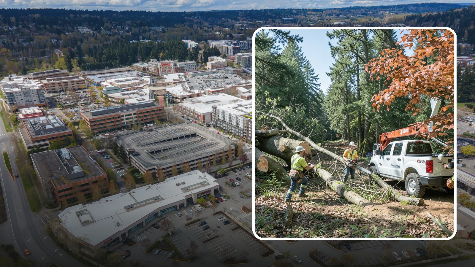 Fallen tree removal in Redmond, King County, WA - The cleanup and removal of trees that have already fallen.