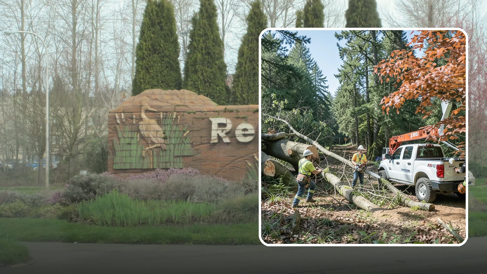 Fallen tree removal in Renton, King County, WA - The cleanup and removal of trees that have already fallen.
