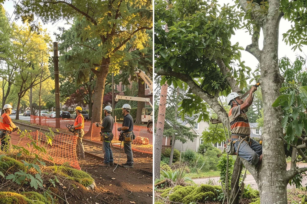 Fallen tree removal in Ruston, Pierce County, WA - On-site assessment and hazard evaluation
