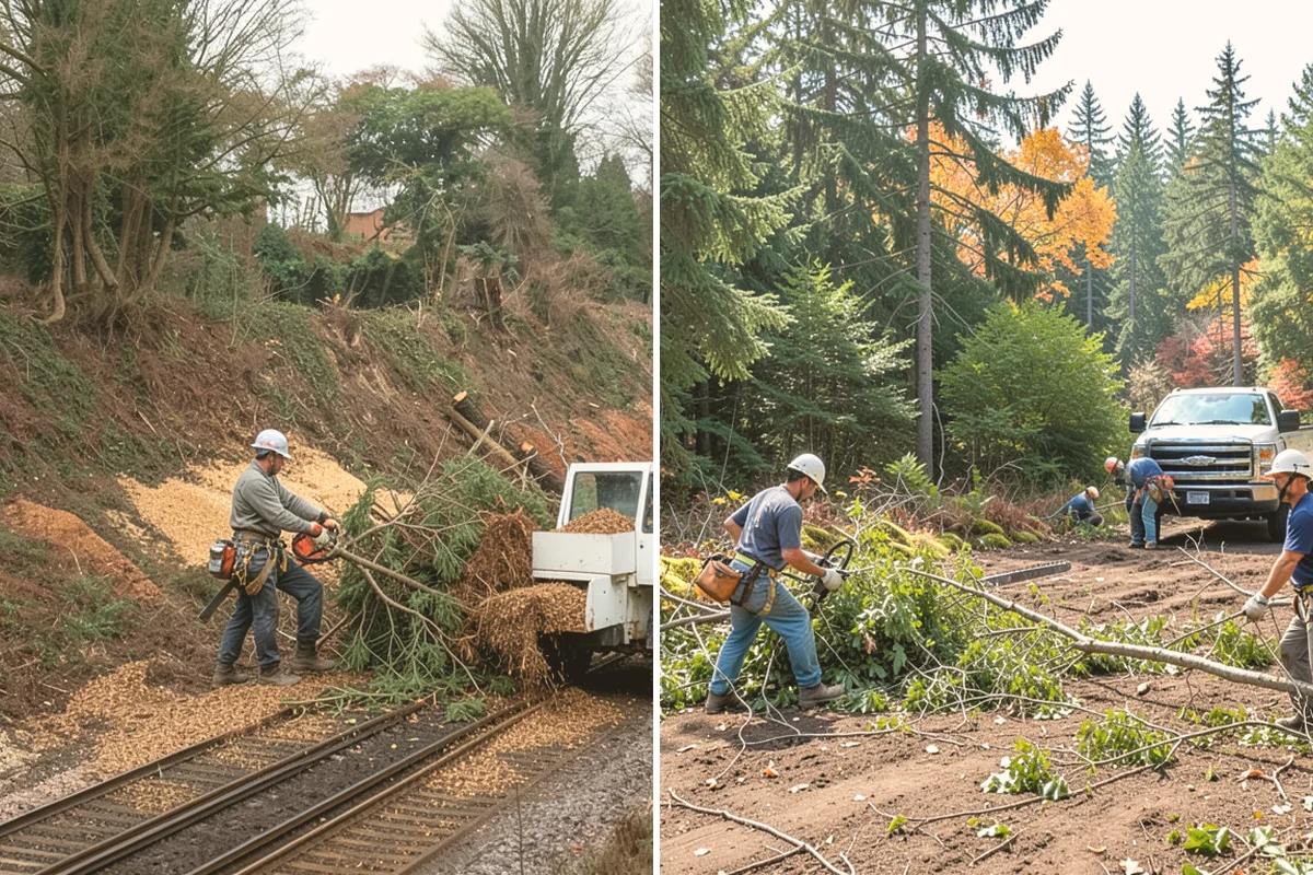 Fallen tree removal in Sammamish, King County, WA - On-site assessment and hazard evaluation