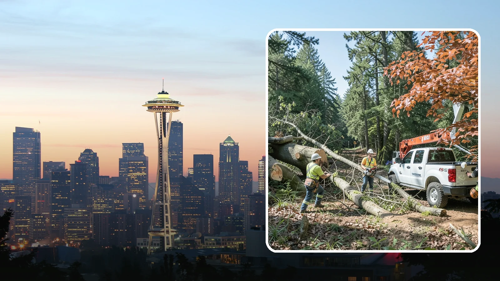 Fallen tree removal in Seattle, King County, WA - The cleanup and removal of trees that have already fallen.