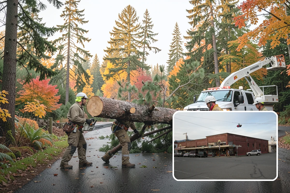 Fallen tree removal in Sedro-Woolley, Skagit County, WA - Removes safety hazards and reduces liability