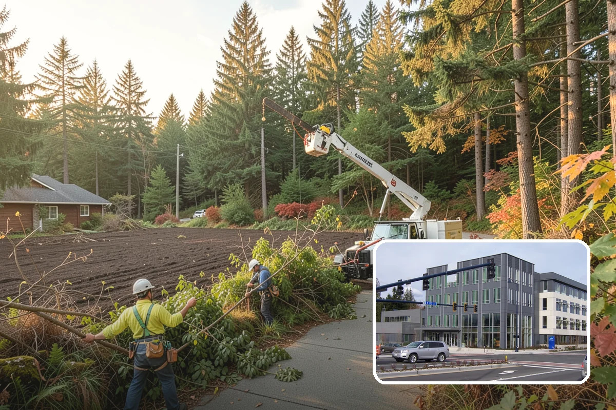 Fallen tree removal in Shoreline, King County, WA - Removes safety hazards and reduces liability