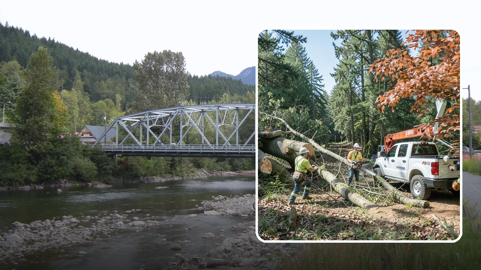 Fallen tree removal in Skykomish, King County, WA - The cleanup and removal of trees that have already fallen.