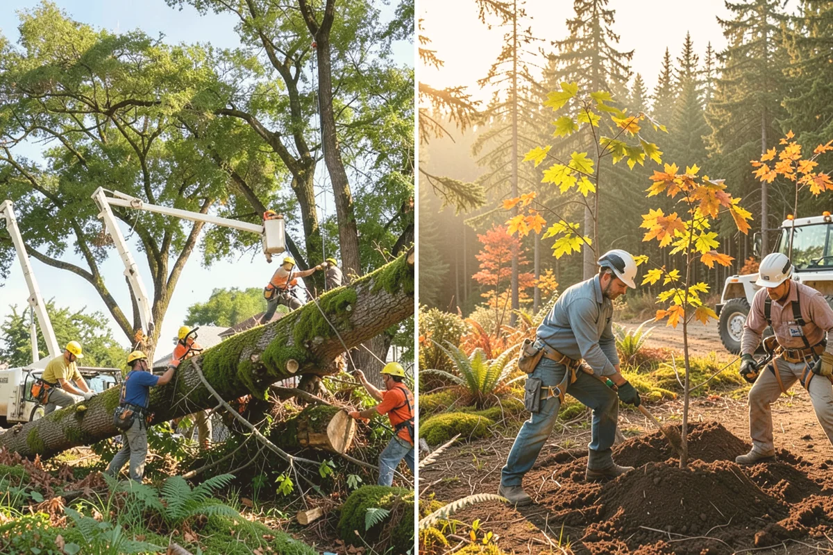 Fallen tree removal in Snohomish, Snohomish County, WA - On-site assessment and hazard evaluation
