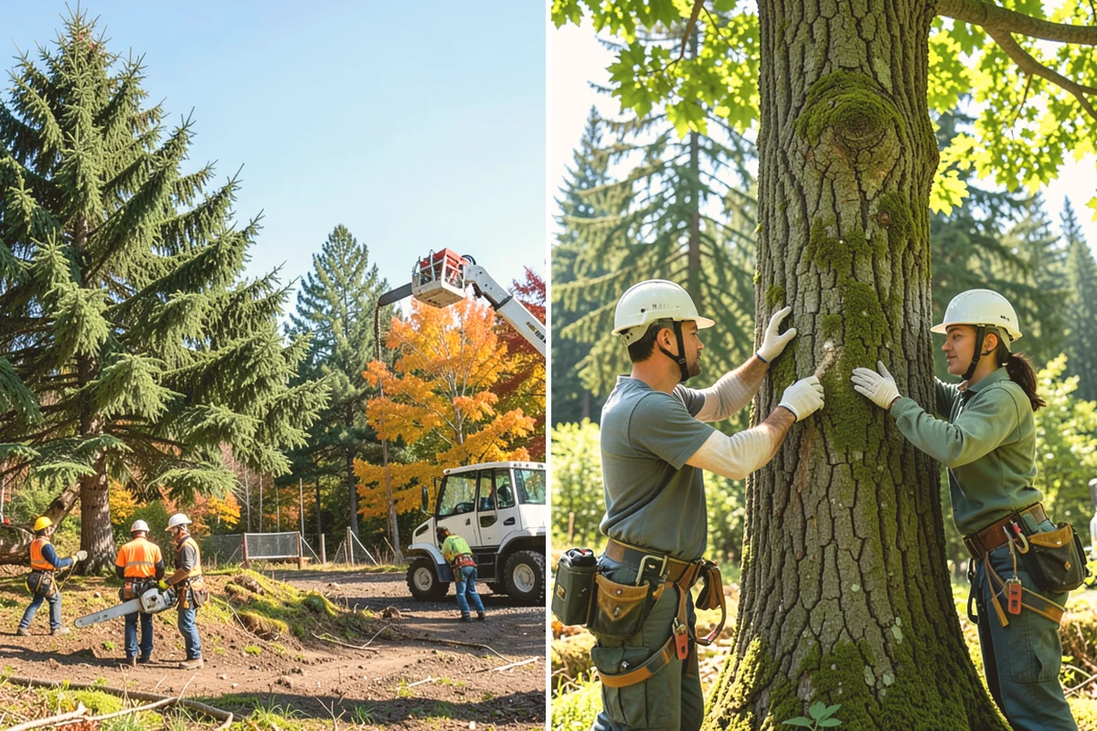 Fallen tree removal in Stanwood, Snohomish County, WA - On-site assessment and hazard evaluation