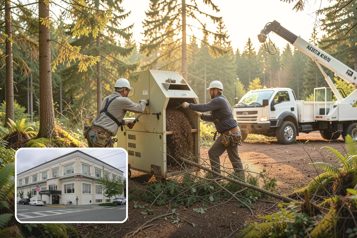 Fence line clearing in Anacortes, Skagit County, WA - Improves access and usability of a site