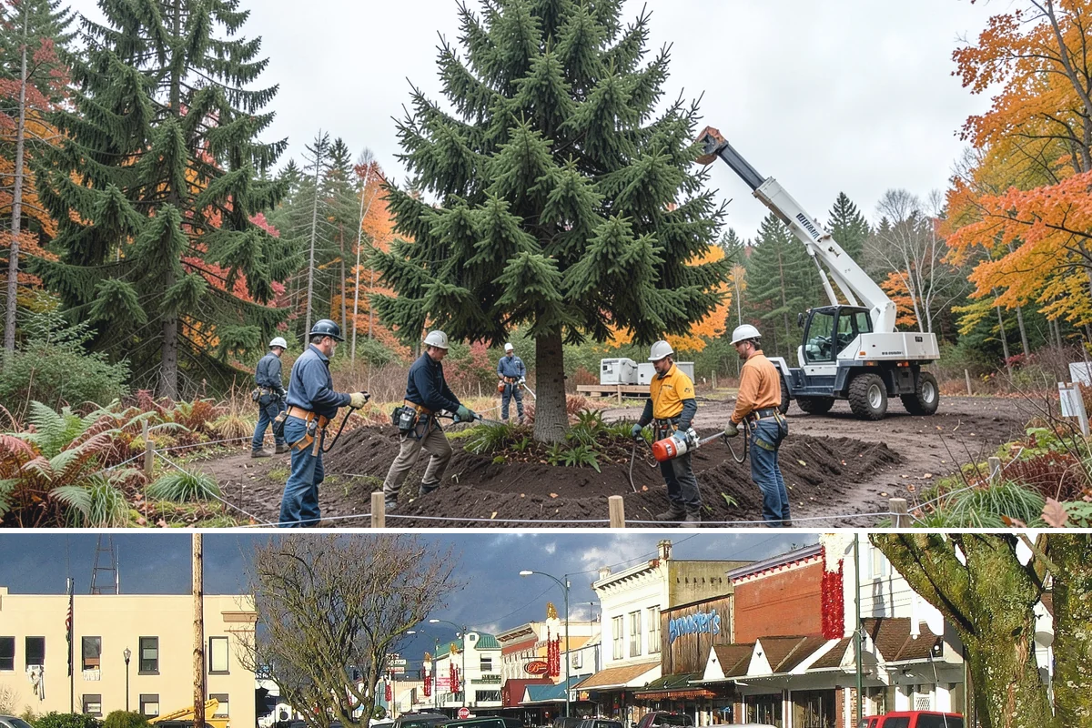 Fence line clearing in Arlington, Snohomish County, WA - Work can be performed year-round in the Puget Sound climate but must account for wet or muddy conditions that may complicate...