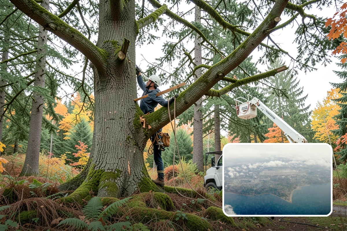 Fence line clearing in Burien, King County, WA - Improves access and usability of a site