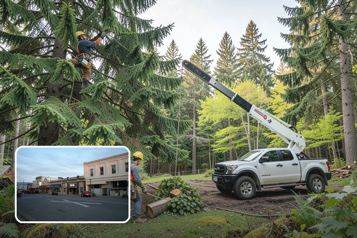 Fence line clearing in Burlington, Skagit County, WA - Improves access and usability of a site