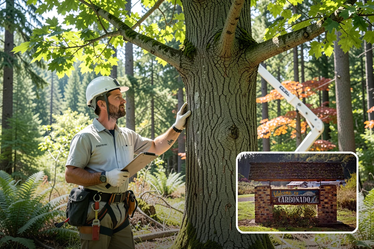 Fence line clearing in Carbonado, Pierce County, WA - Improves access and usability of a site