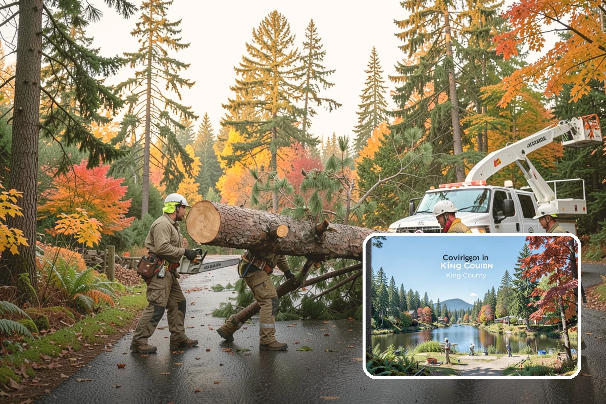 Fence line clearing in Covington, King County, WA - Improves access and usability of a site