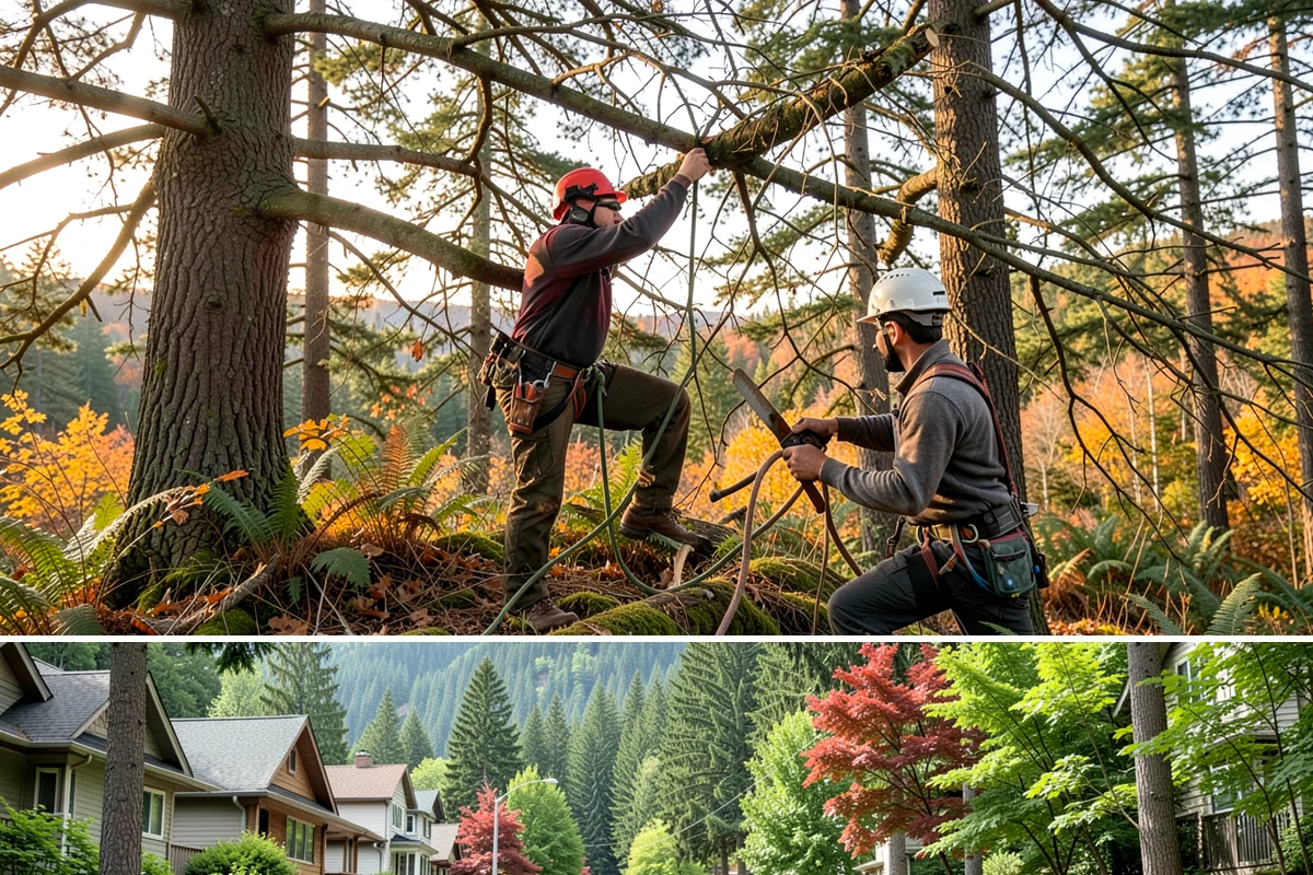 Fence line clearing in Darrington, Snohomish County, WA - Work can be performed year-round in the Puget Sound climate but must account for wet or muddy conditions that may complicate...