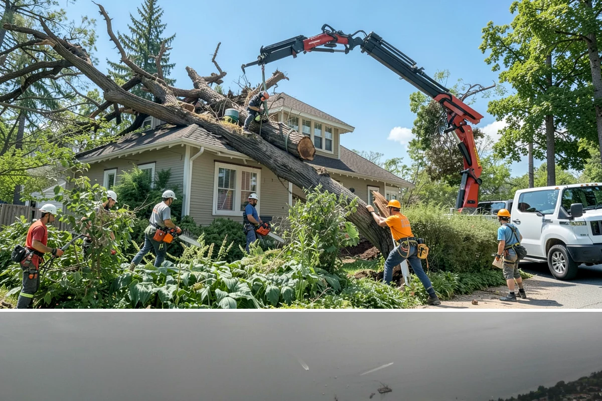 Fence line clearing in Des Moines, King County, WA - Work can be performed year-round in the Puget Sound climate but must account for wet or muddy conditions that may complicate...