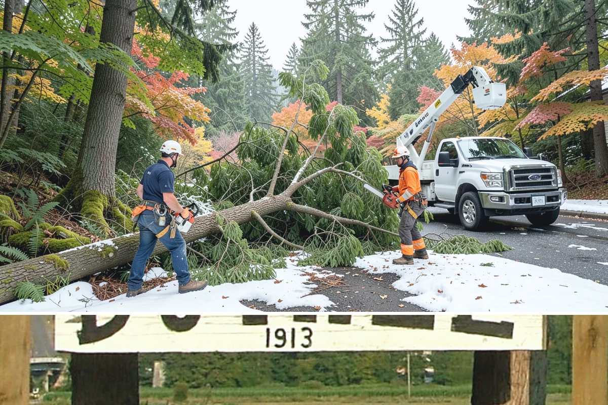 Fence line clearing in Duvall, King County, WA - Work can be performed year-round in the Puget Sound climate but must account for wet or muddy conditions that may complicate...