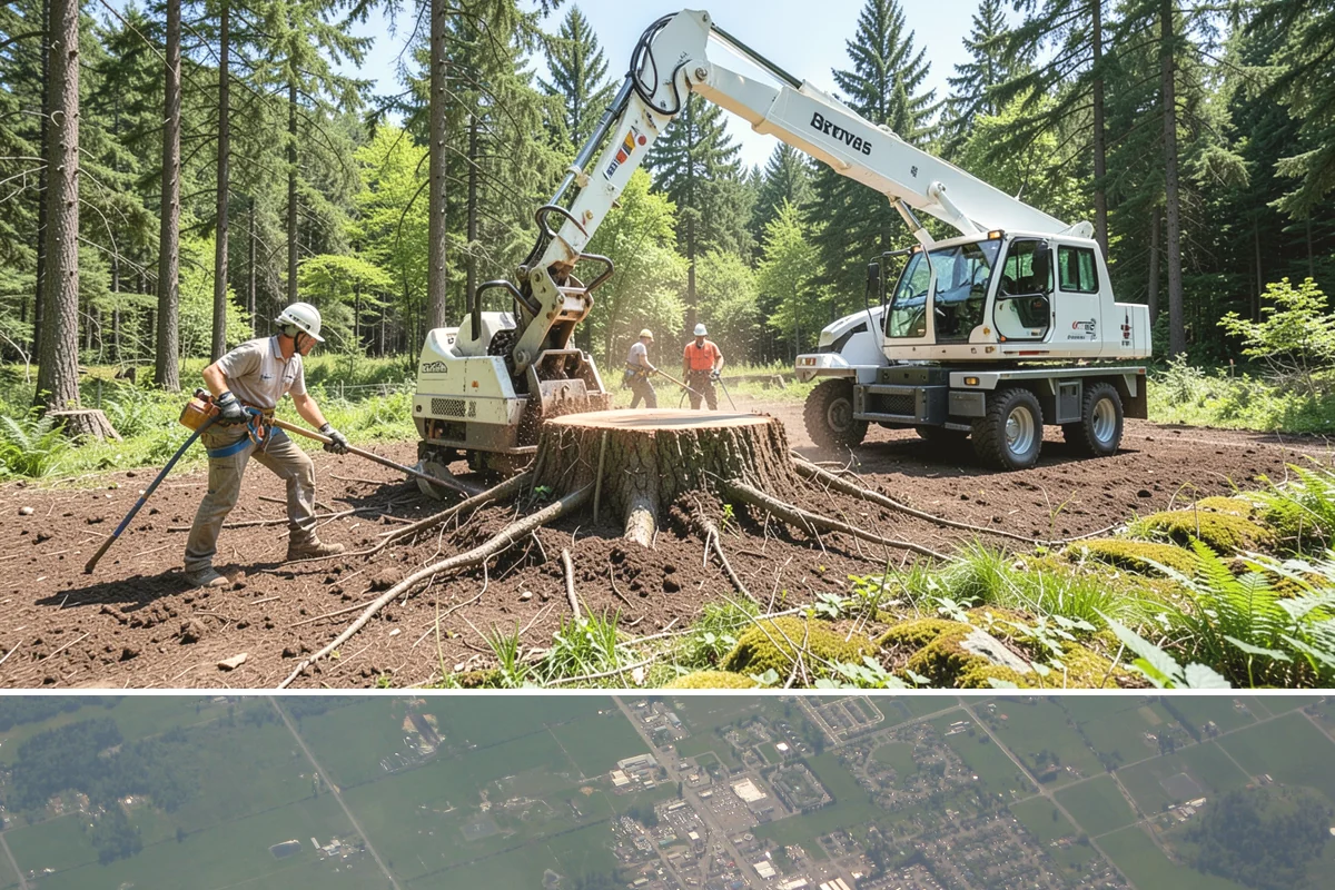 Fence line clearing in Enumclaw, King County, WA - Work can be performed year-round in the Puget Sound climate but must account for wet or muddy conditions that may complicate...