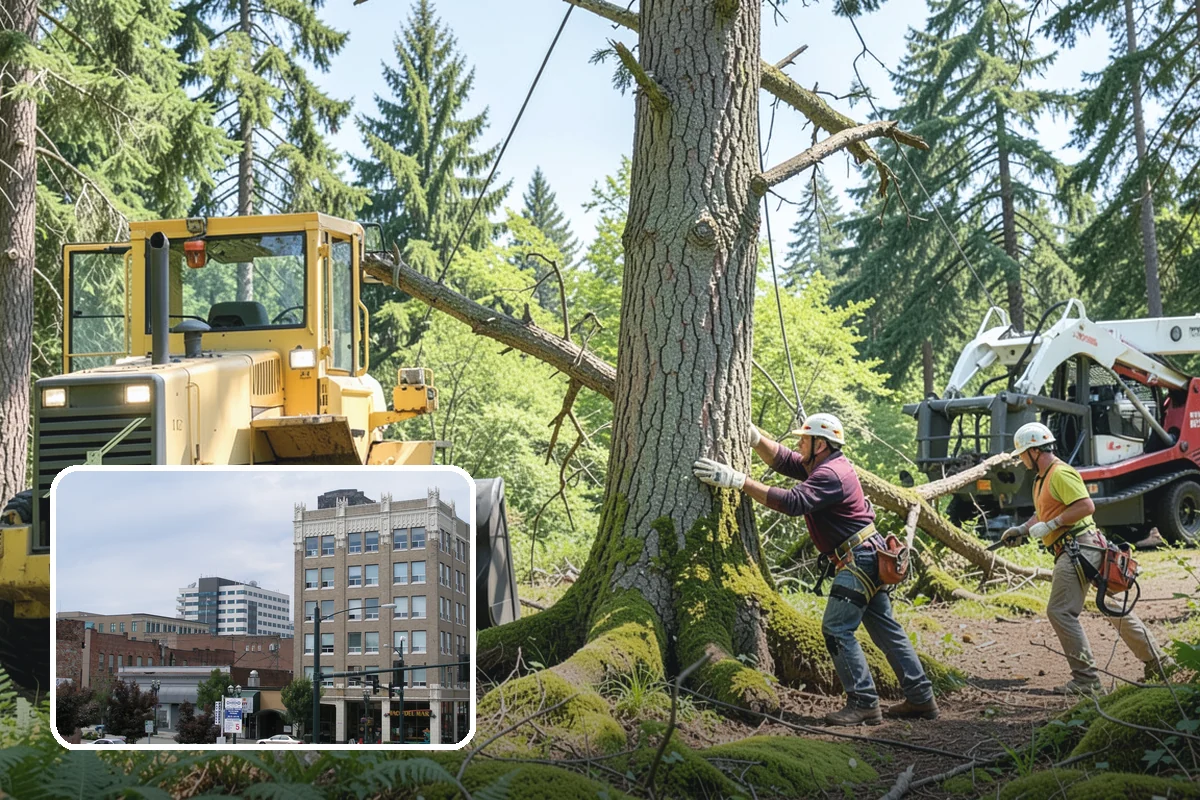 Fence line clearing in Everett, Snohomish County, WA - Improves access and usability of a site