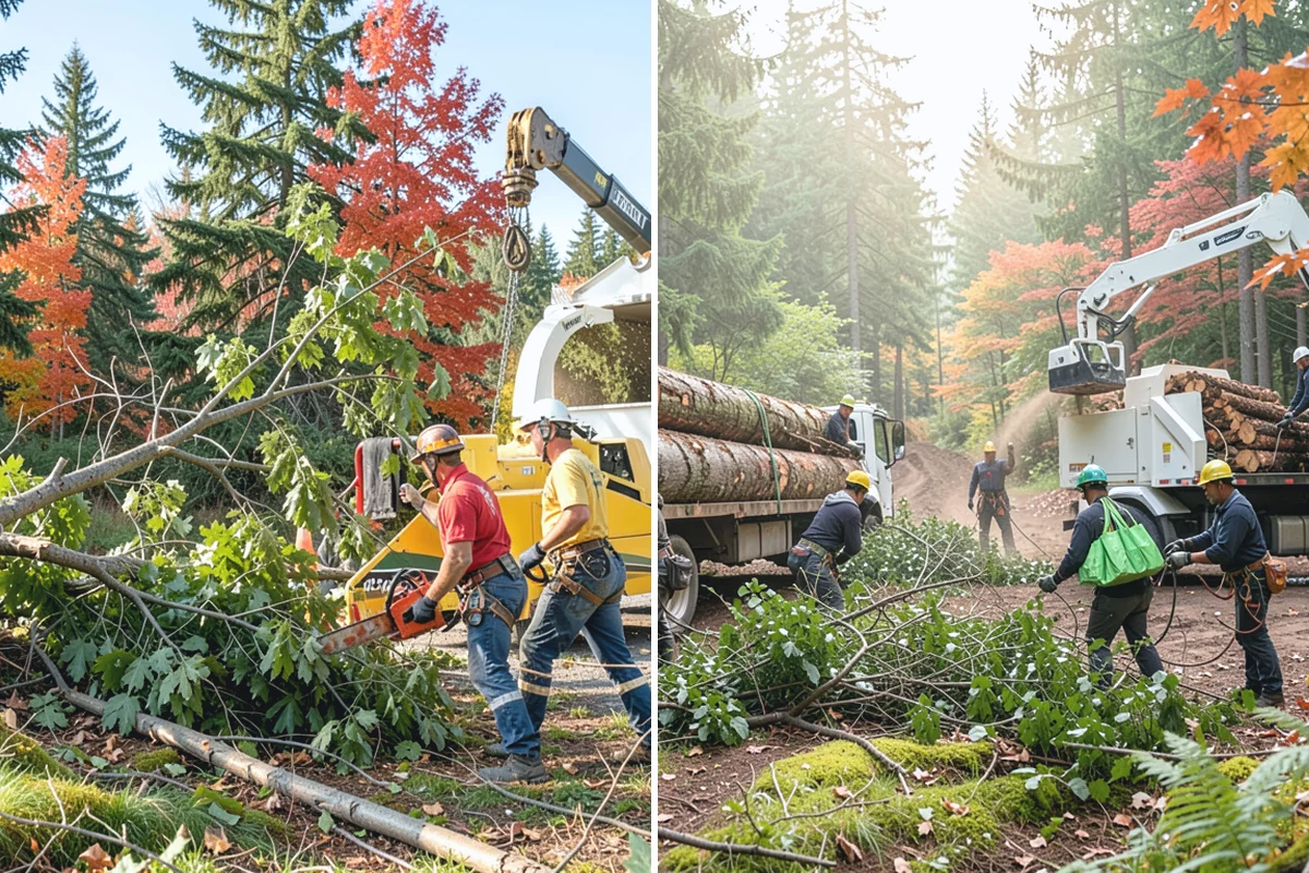 Fence line clearing in Gold Bar, Snohomish County, WA - Assess the site and mark features to protect