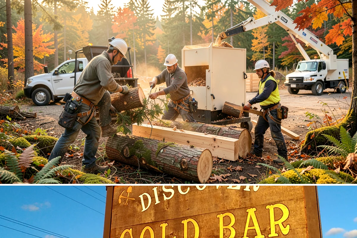 Fence line clearing in Gold Bar, Snohomish County, WA - Work can be performed year-round in the Puget Sound climate but must account for wet or muddy conditions that may complicate...