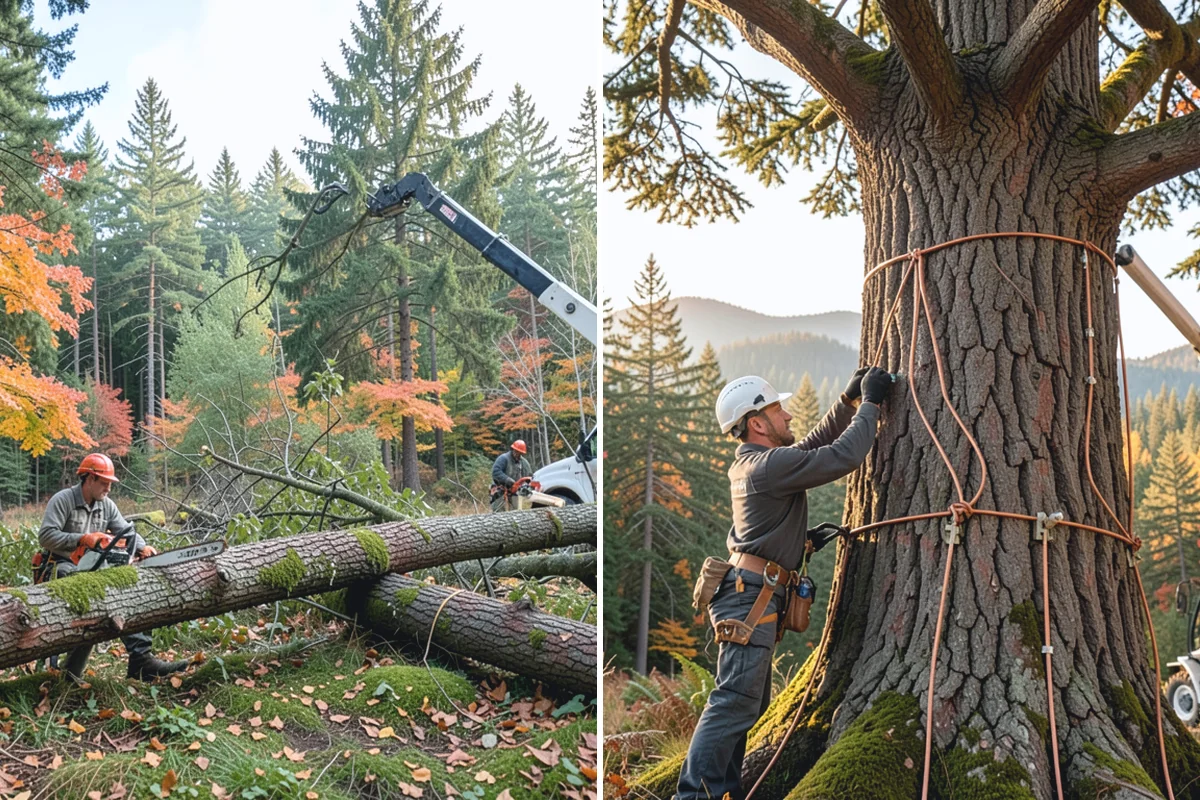 Fence line clearing in Granite Falls, Snohomish County, WA - Assess the site and mark features to protect