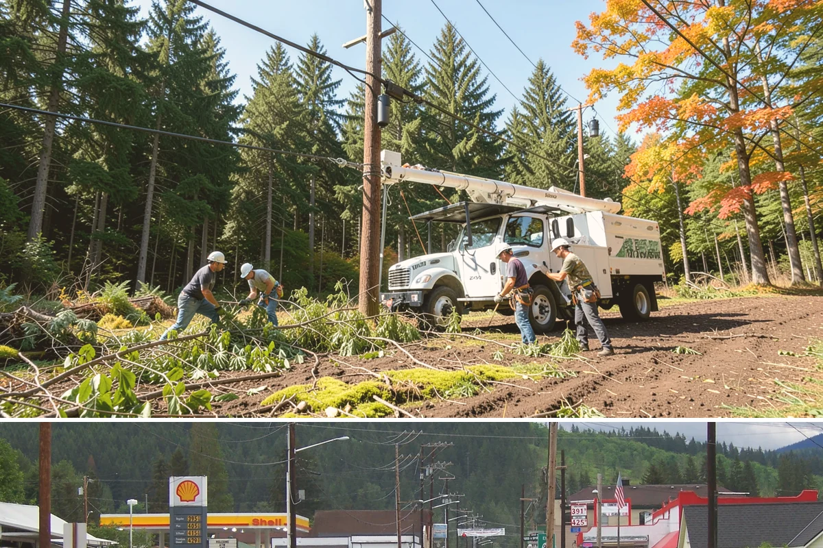 Fence line clearing in Granite Falls, Snohomish County, WA - Work can be performed year-round in the Puget Sound climate but must account for wet or muddy conditions that may complicate...