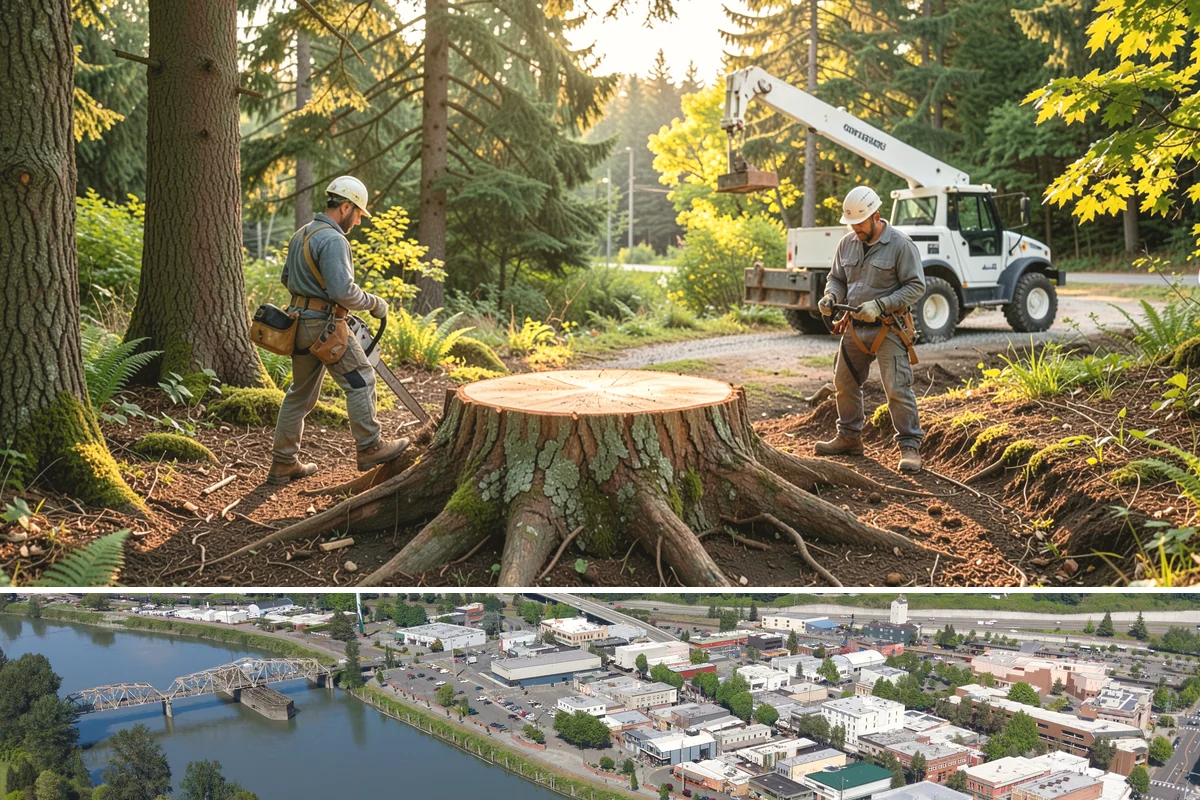 Fence line clearing in Mount Vernon, Skagit County, WA - Work can be performed year-round in the Puget Sound climate but must account for wet or muddy conditions that may complicate...