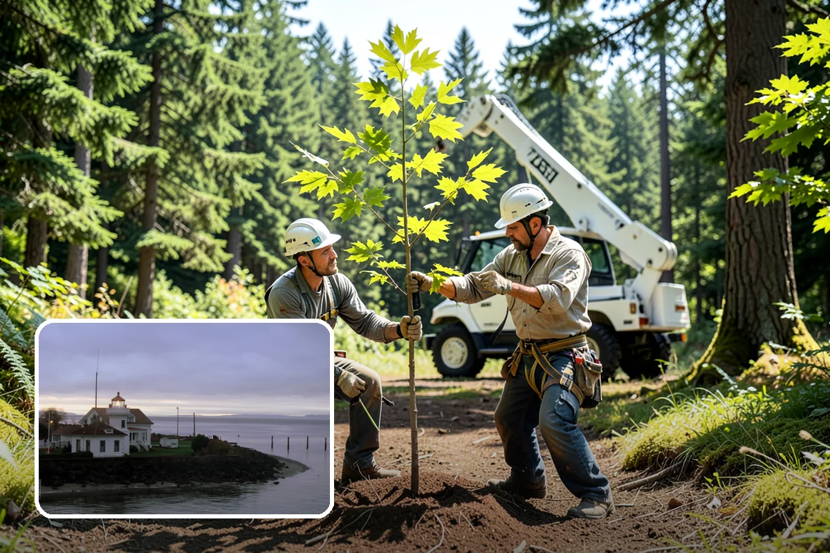 Fence line clearing in Mukilteo, Snohomish County, WA - Improves access and usability of a site